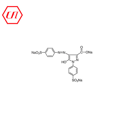 Tartracina del aditivo alimenticio E102 pulverizar el 85% CAS 1934-21-0