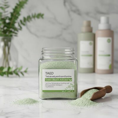 Activador de blanqueo verde TAED Tetraacetiletilendiamina para aplicaciones de lavado a baja temperatura y detergentes biodegradables